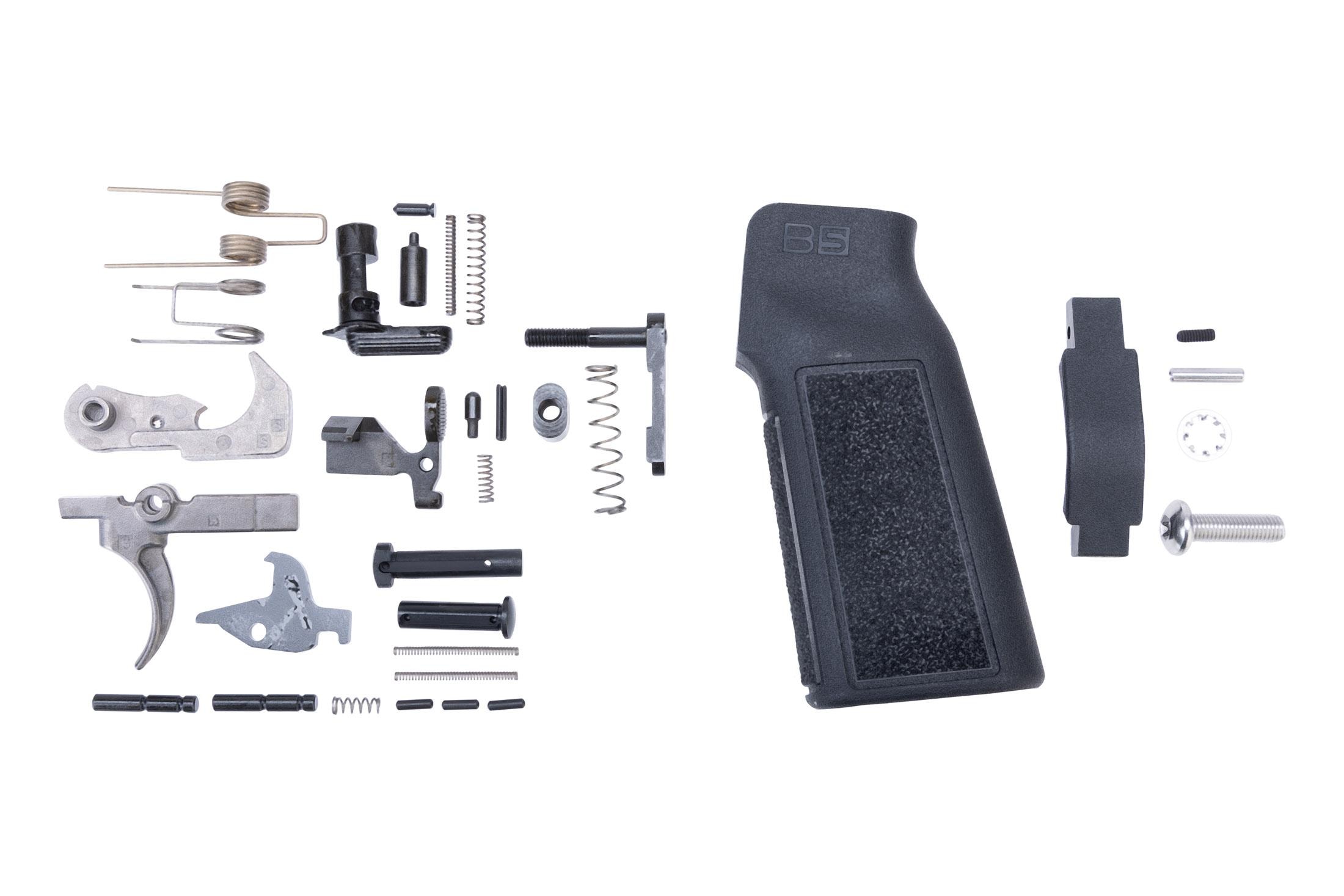 Evolve Weapons Systems Lower Parts Kit - Single Stage Trigger, Black B5 P22 Grip & Trigger Guard